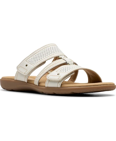 Clarks Collection Women's Elizabelle Ave Slip-On Flat Sandals