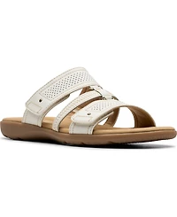 Clarks Collection Women's Elizabelle Ave Slip-On Flat Sandals