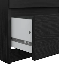 Tvilum 19.49" Wood 2 Drawer Nightstand