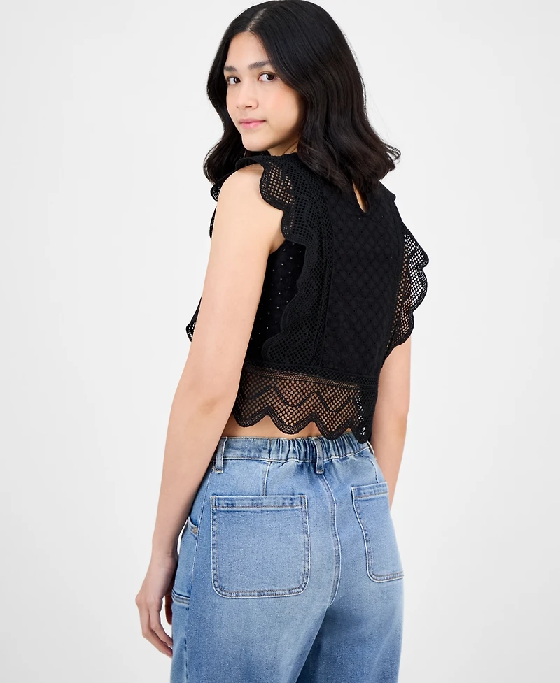 And Now This Women's Lace-Trim Scalloped Tank, Exclusively at Macy's
