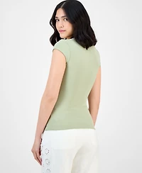 And Now This Women's Square Neck Cap Sleeve Top, Exclusively at Macy's