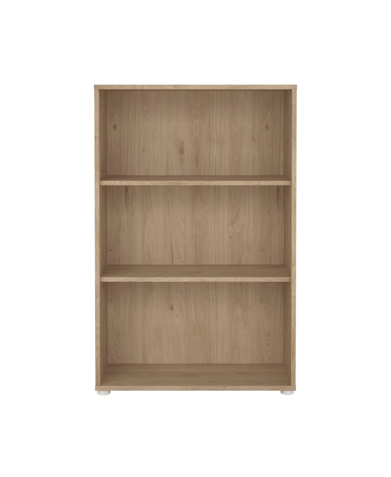 Tvilum 48.66" Wood 3 Shelf Adjustable Bookcase