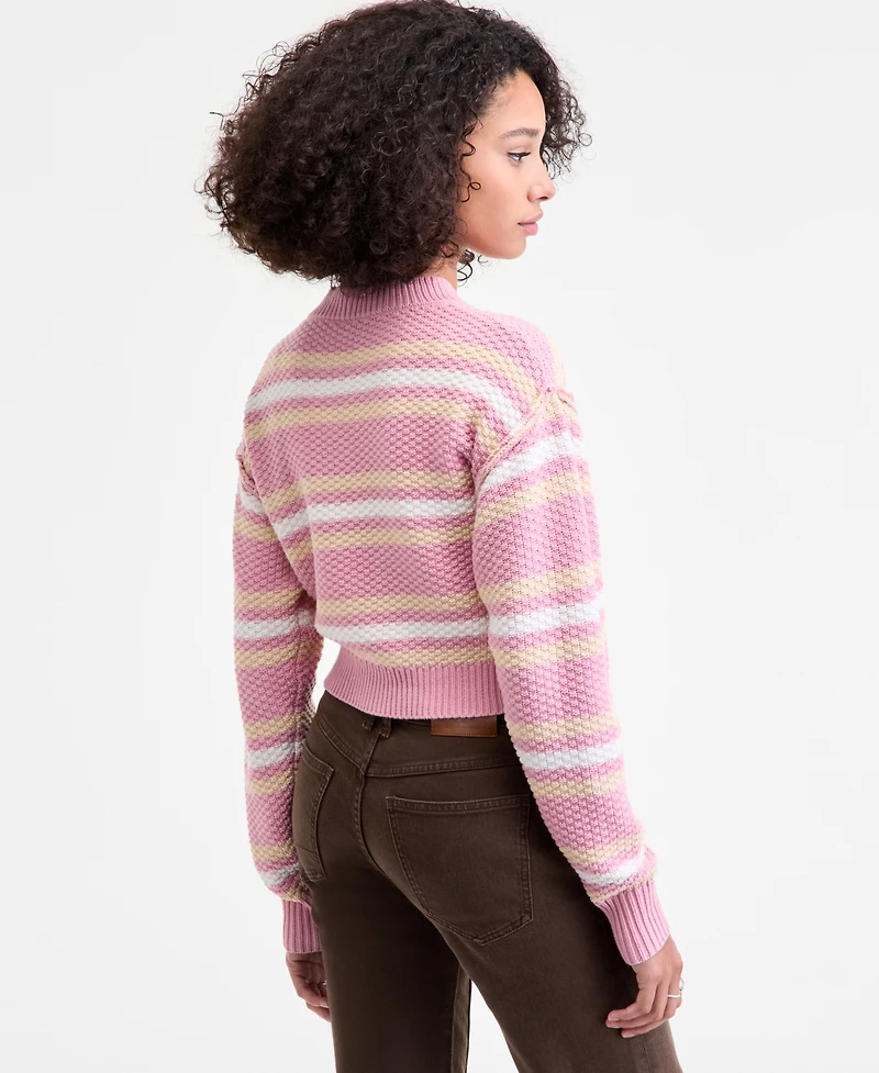 Free People Women's Lila Stripe Button-Front Cardigan
