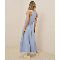 Pact Women's Organic Cotton Relaxed Slub Tank Maxi Dress