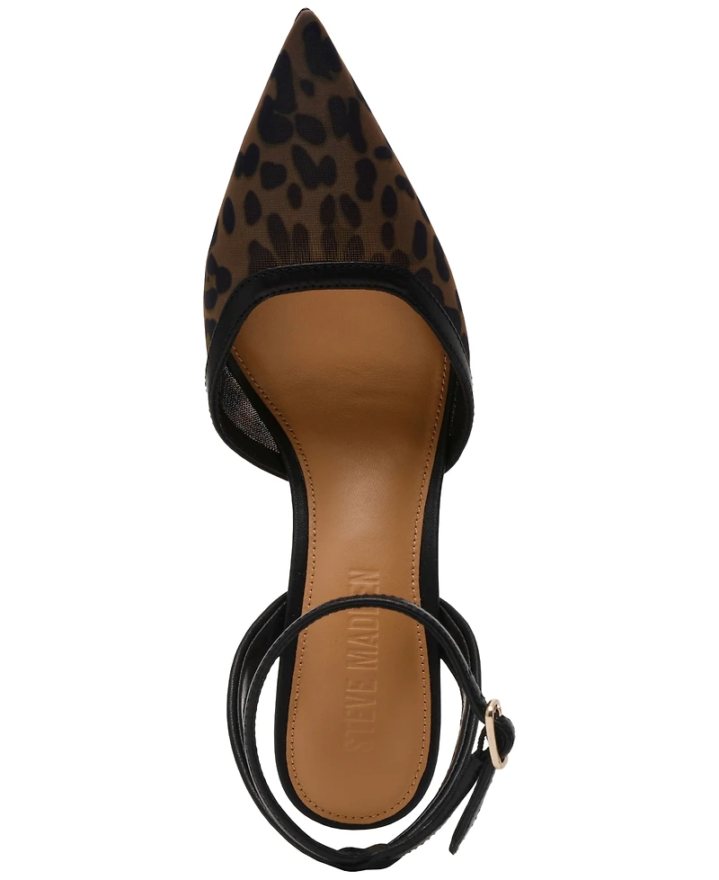 Steve Madden Women's Alliance Mesh Two-Piece Pumps