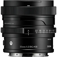Sigma 35mm f/2 Dg Contemporary Lens for L Mount, Black