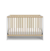 Storkcraft Calabasas 3-in-1 Convertible Crib (White with Driftwood)