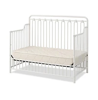 Baldwin 4 in 1 Convertible Full Sized Metal Crib in Alabaster White