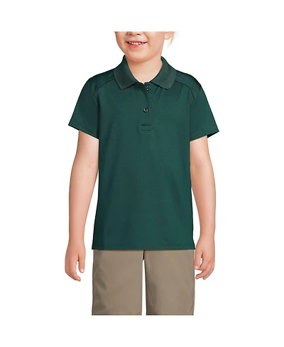 Lands' End Girls Short Sleeve Feminine Fit Rapid Dry Polo Shirt
