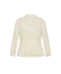 City Chic Plus Cross Lane Shirt