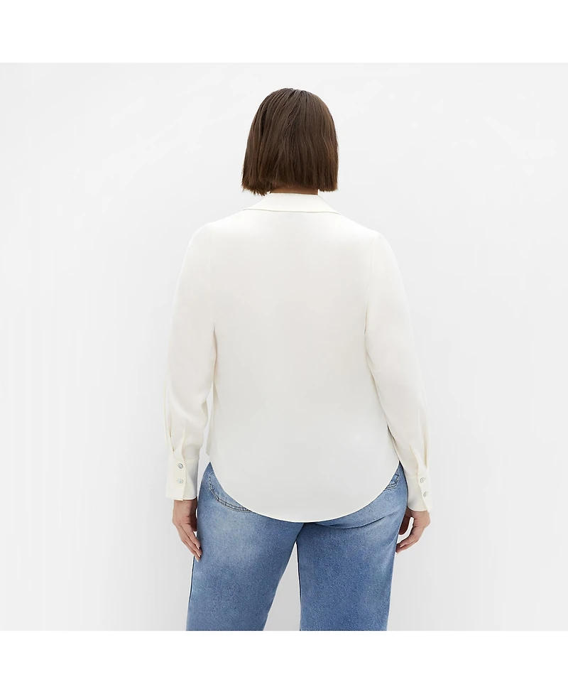 City Chic Plus Size Manor Road Shirt