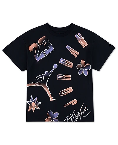 Jordan Big Girls 23 Throwback T-Shirt