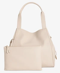 On 34th Jyyll Large Solid Tote with Removable Pouch