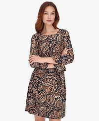 Tommy Hilfiger Women's Long-Sleeve Jersey Shift Dress