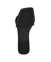 Nine West Women's Missj Buckle Slip-On Flat Sandals