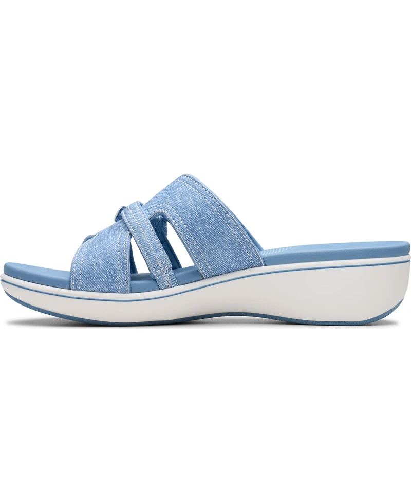 Clarks Cloudsteppers Women's Breeze Rae Mia Slip-On Flat Sandals