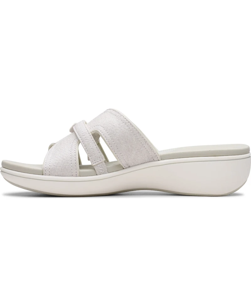 Clarks Cloudsteppers Women's Breeze Rae Mia Slip-On Flat Sandals