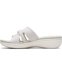 Clarks Cloudsteppers Women's Breeze Rae Mia Slip-On Flat Sandals
