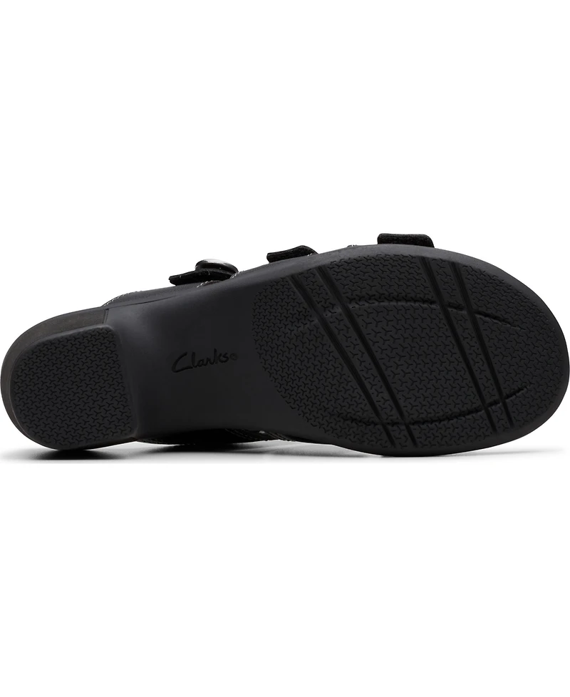 Clarks Collection Women's Emily2 Adella Block Heel Sandals