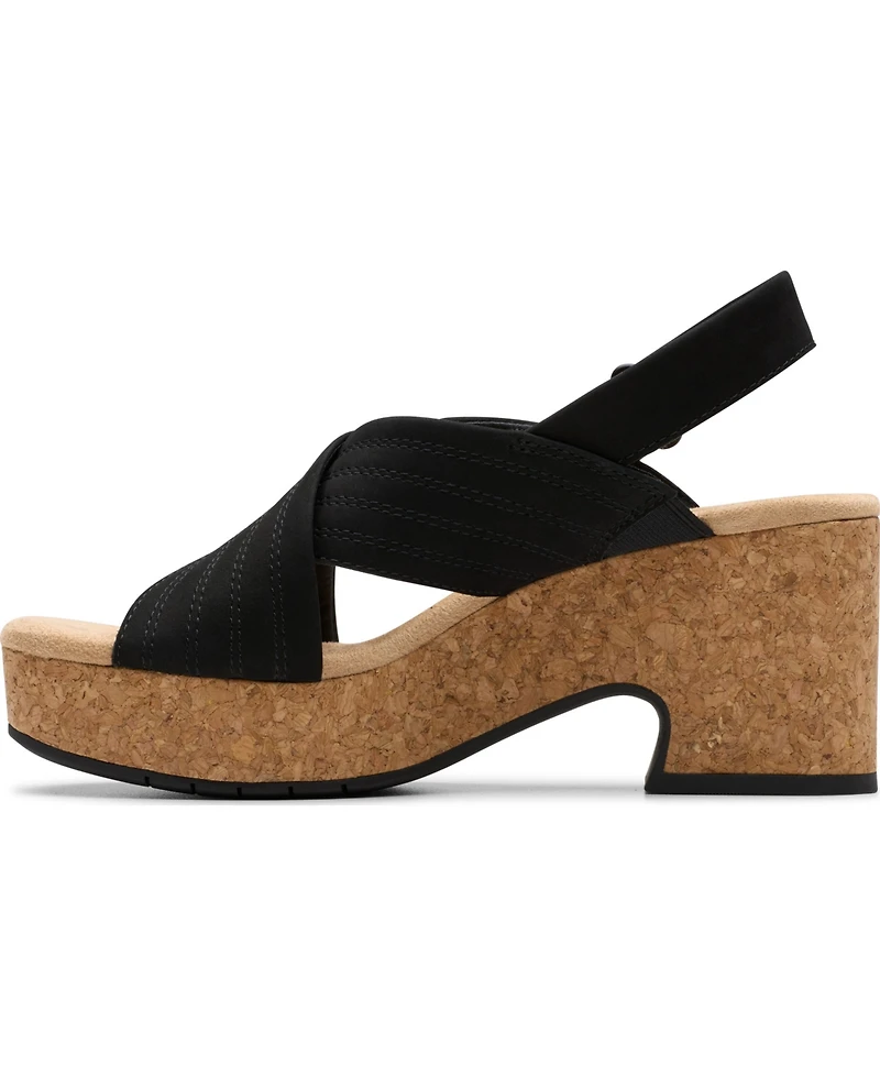 Clarks Collection Women's Nerisa West Wedge Sandals