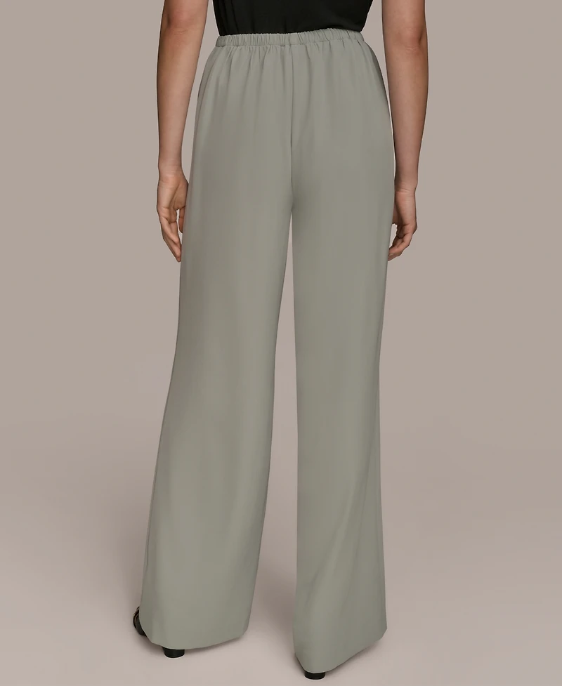 Donna Karan New York Women's Wide-Leg Pull-On Pants