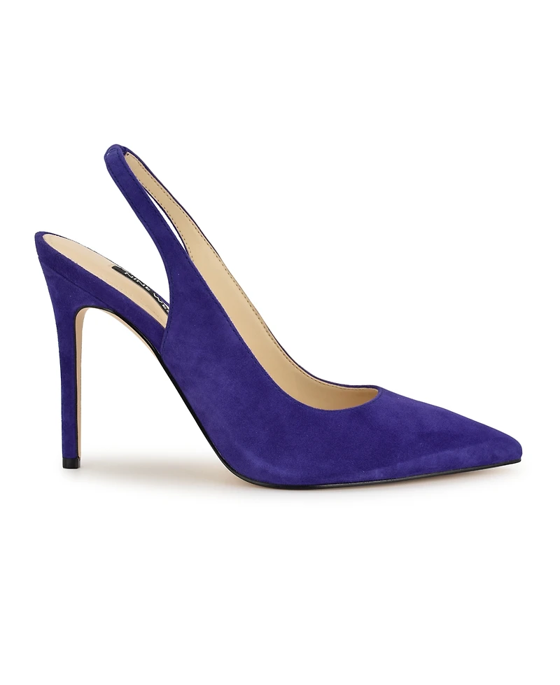 Nine West Women's Feather Slingback Stiletto Pumps