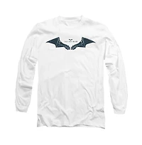 Batman Men's The Mechanical Bat Logo Long Sleeve Adult Tee / T-Shirt
