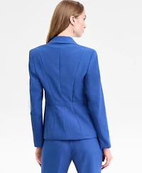 Kasper Women's Stretch-Crepe One-Button Seamed Jacket, Regular & Petite