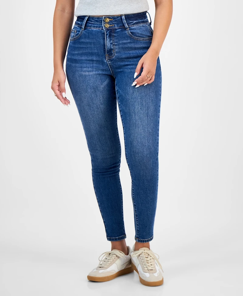 Dollhouse Juniors' High-Rise Curvy Skinny Jeans
