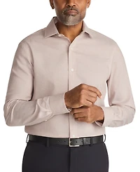 Tommy Hilfiger Mens Regular Fit Linen Dress Shirt