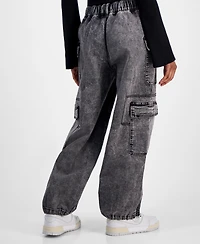 Madden Girl Juniors' Cargo Jogger Jeans