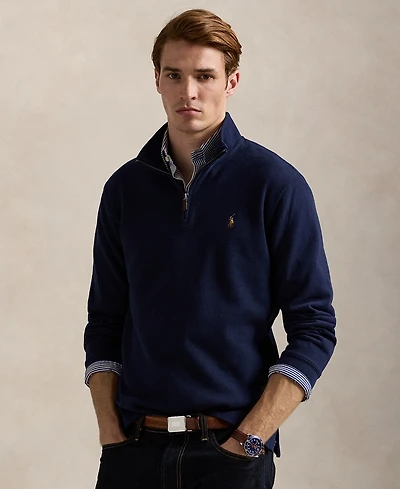 Polo Ralph Lauren Men's Estate-Rib Cotton Quarter-Zip Pullover