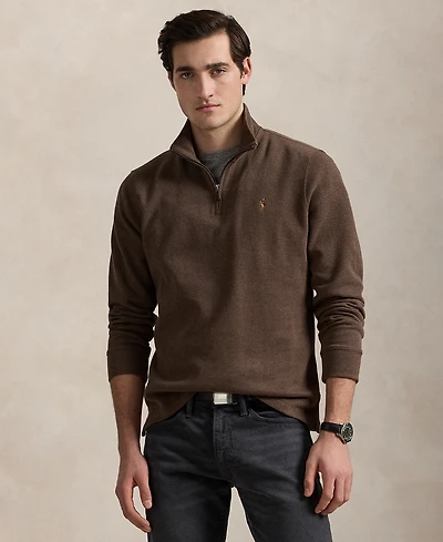 Polo Ralph Lauren Men's Estate-Rib Cotton Quarter-Zip Pullover