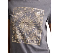 Lucky Brand Women's Celestial Frame Classic T-Shirt