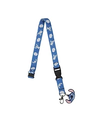 Disney Stitch Ohana Means Family Blue 22" Lanyard