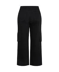 City Chic Plus Clarence Cargo Denim Pant