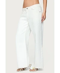 Edikted Women's Roman Low Rise Slouchy Jeans