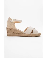 Miria Leather Platform Espadrille (Women)