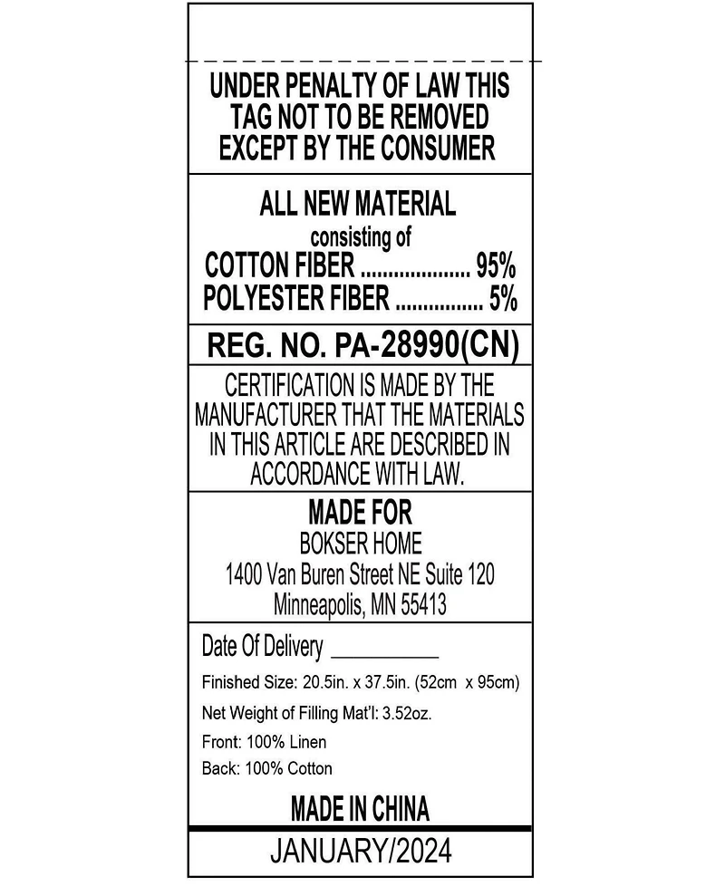 French Linen Quilted Sham Set