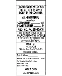 French Linen Quilted Sham Set