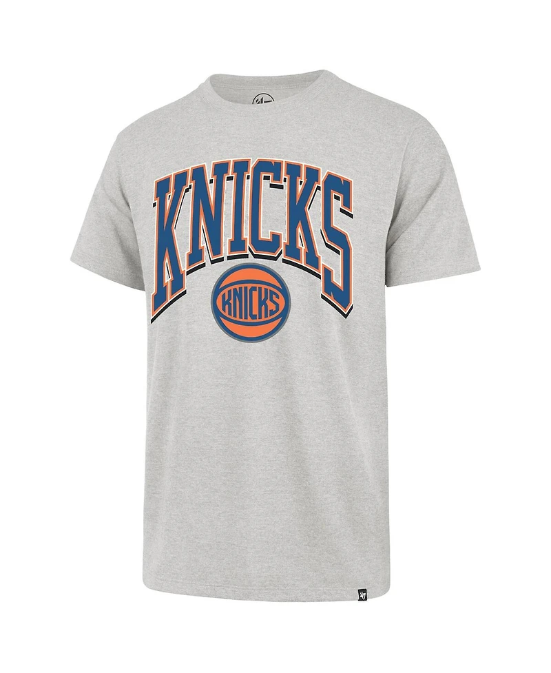 '47 Brand Men's Gray New York Knicks Walk Talk Franklin T-Shirt