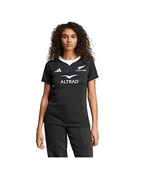 Adidas Women's Black New Zealand Rugby 2024/25 Ferns Home Replica Jersey