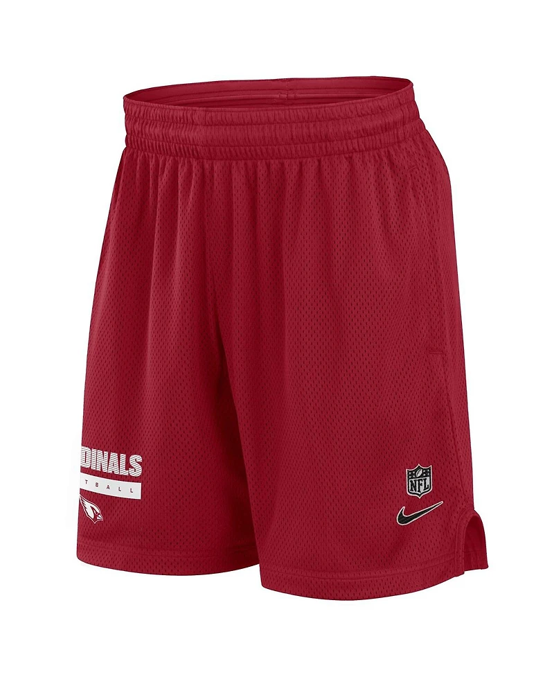 Nike Men's Cardinal Arizona Cardinals 2024 Sideline Performance Mesh Shorts