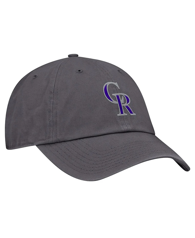 Nike Men's Gray Colorado Rockies Club Adjustable Hat