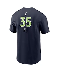 Nike Men's Alissa Pili Navy Minnesota Lynx Explorer Edition Name Number T-Shirt