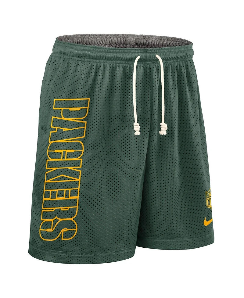 Nike Men's Green Bay Packers Sideline Reversible Performance Shorts
