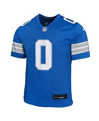 Nike Big Boys and Girls Jahmyr Gibbs Blue Detroit Lions Team Game Jersey