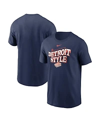 Nike Men's Navy Detroit Tigers Local Hometown T-Shirt