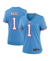 Nike Women's Cam Ward Light Blue Tennessee Titans 2025 Nfl Draft 2nd Alternate Game Jersey