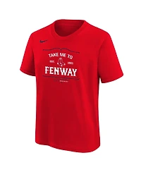 Nike Big Boys and Girls Red Boston Red Sox Local T-Shirt